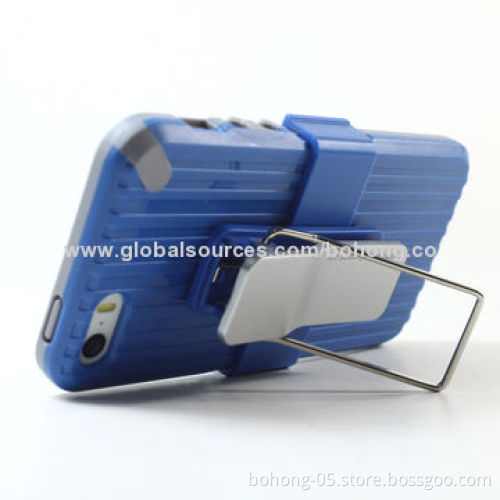 Holster case made of TPU+PC, slim design, same design for iPhone 5S/4S/S4/S5